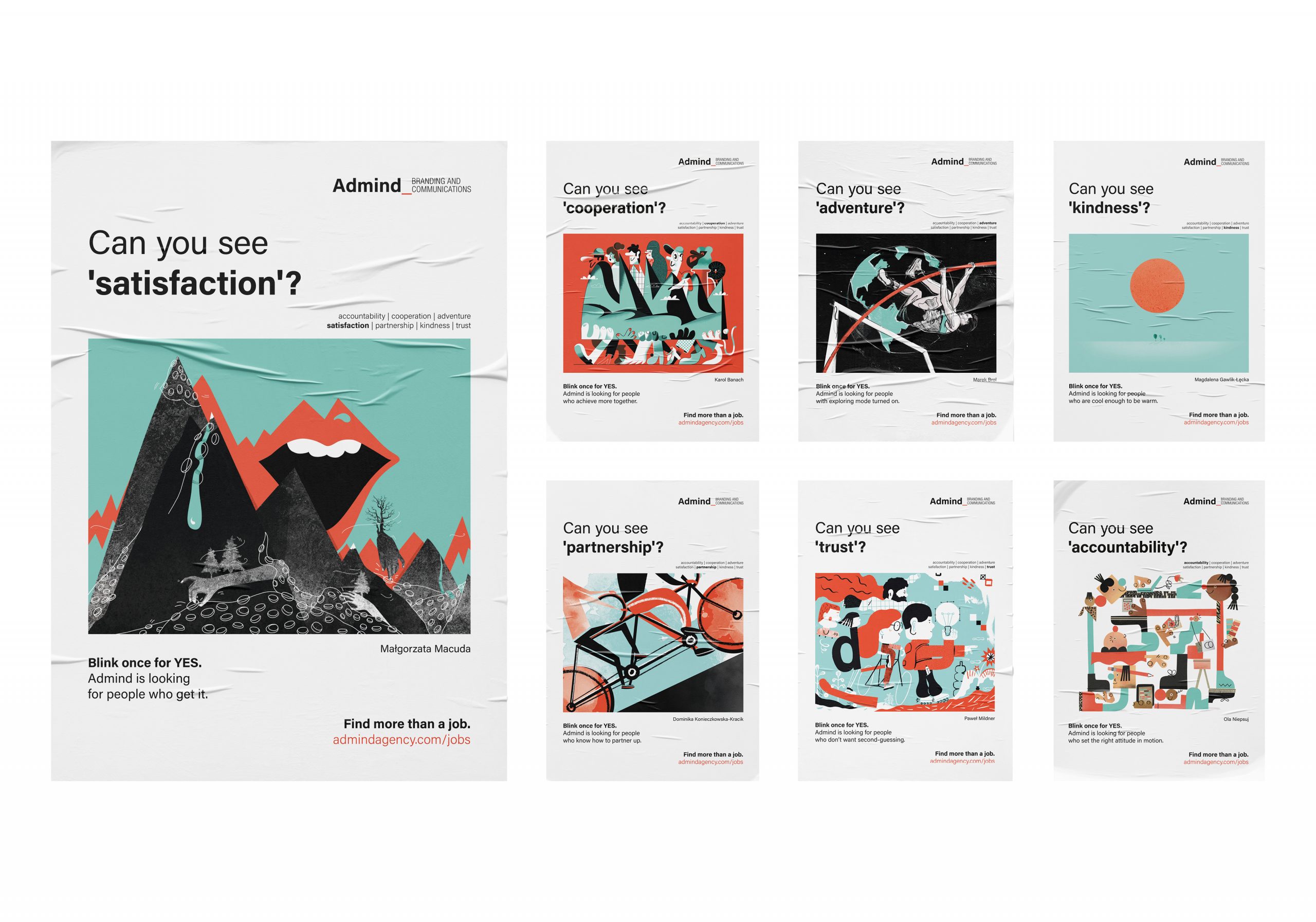 red dot recruitment campaign