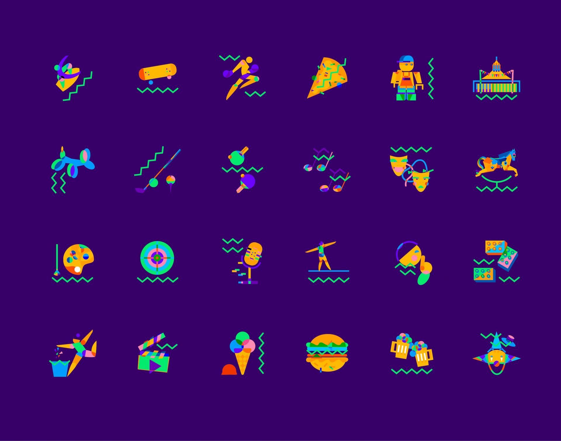 lunapark design icons