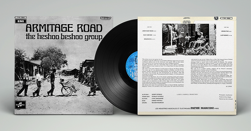 The heshoo beshoo group - Armitage Road cover design