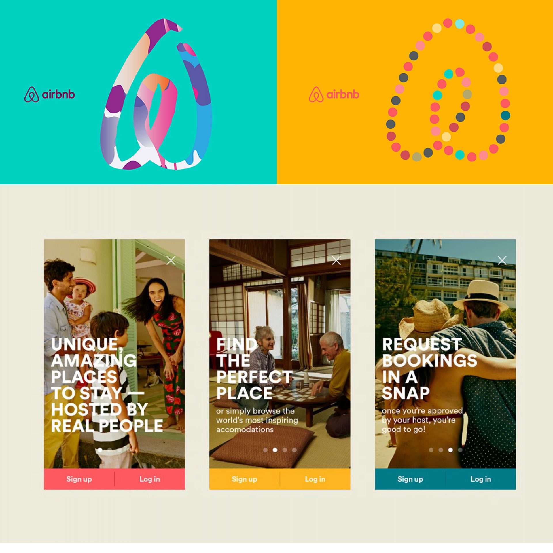 airbnb branding designs