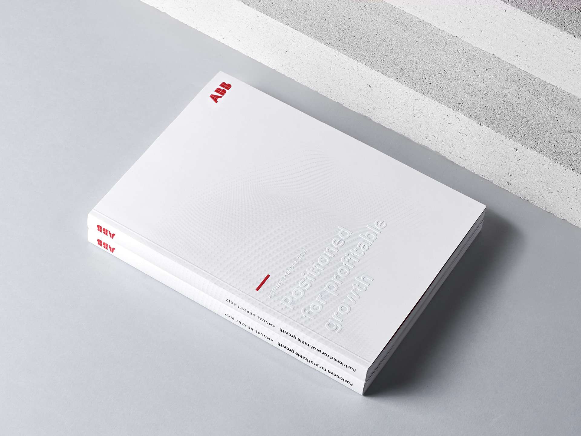ABB Annual Report design