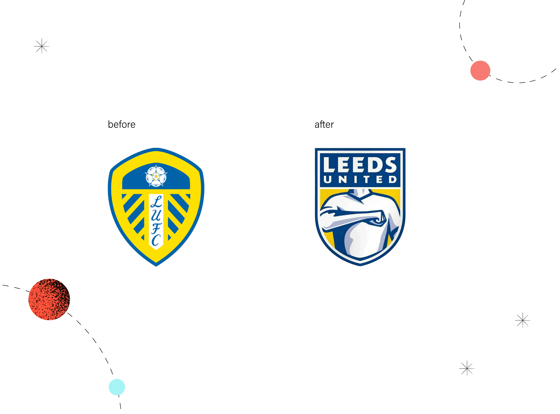 Leeds United rebranding 2018, examples of unsuccessful rebranding
