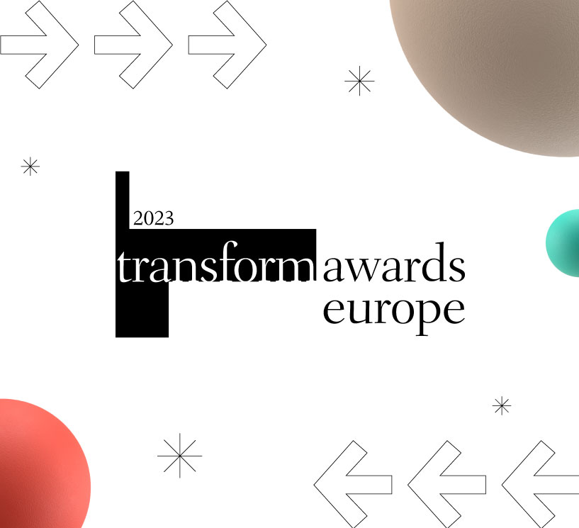 Two statues in Transform Awards Europe 2023 for Admind 