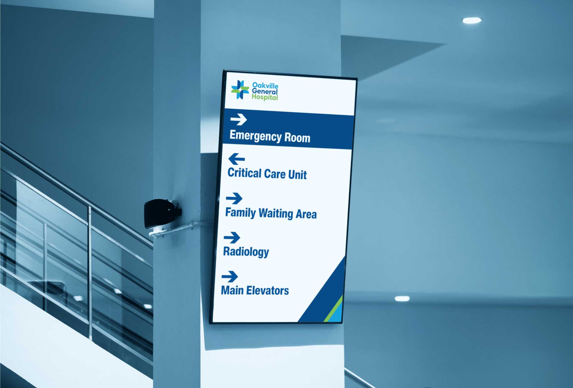 Wayfinding example - hospital