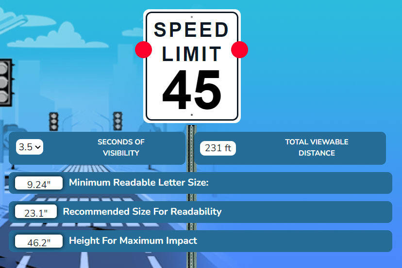 speed limit information