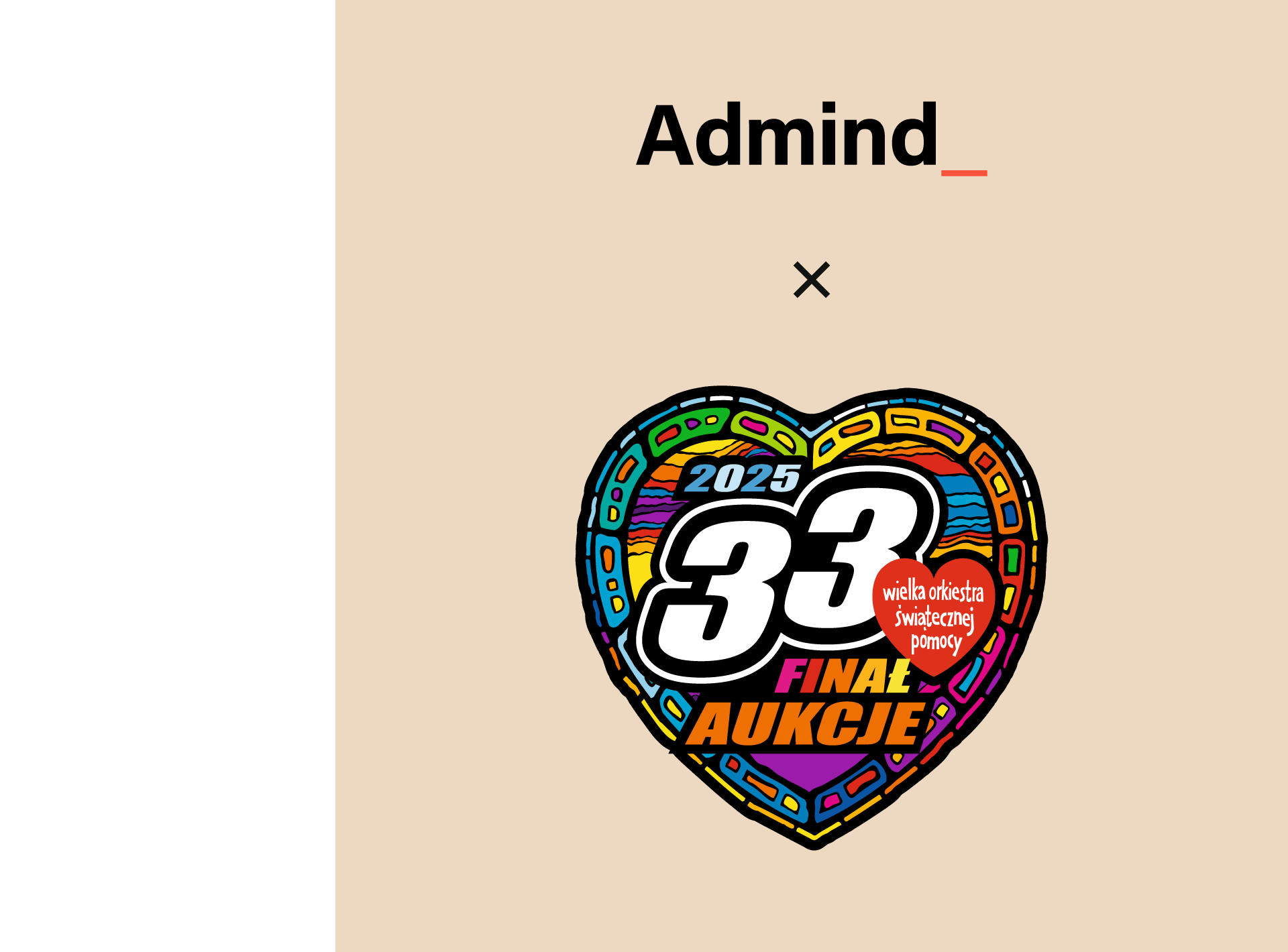 Admind supports WOŚP 2025: Creativity for a cause
