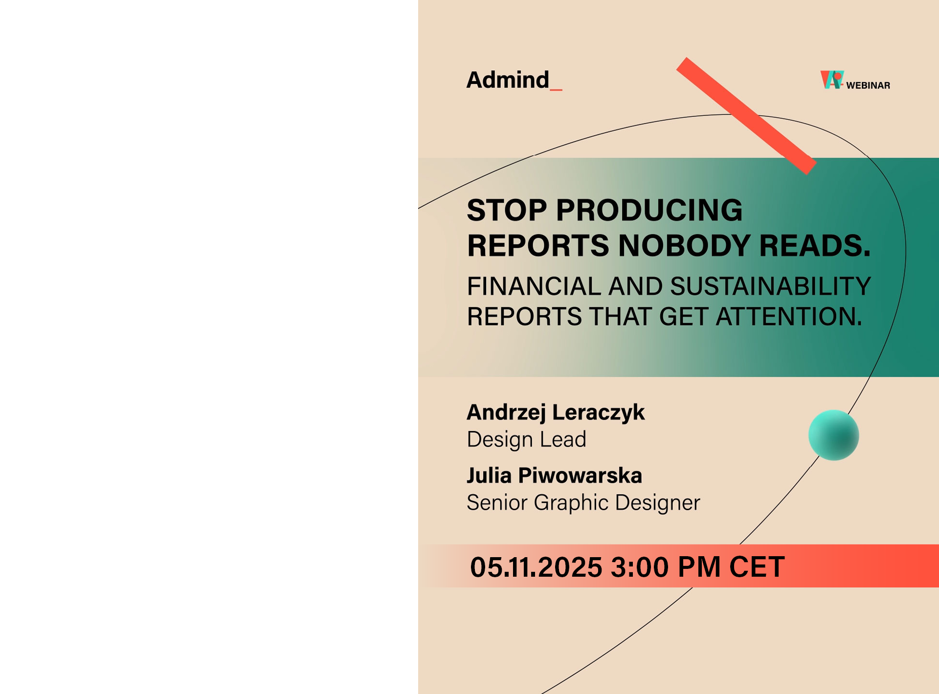 Webinar: Stop producing reports nobody reads